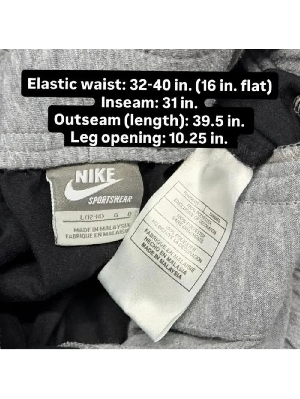Nike size mens